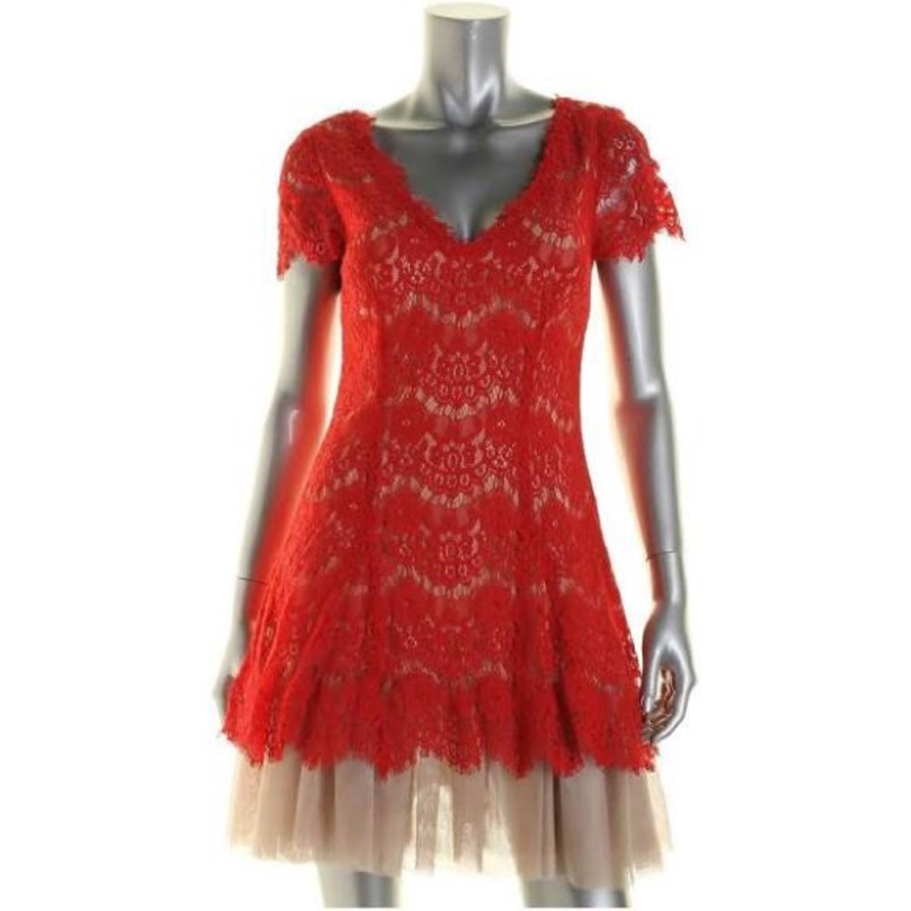 Betsy and Adam Red Dress